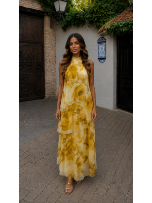 Vestido Badalona Amarillo