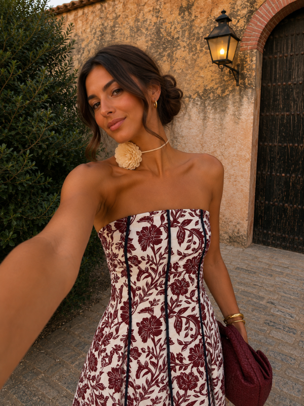 Vestido Alcázar Vino