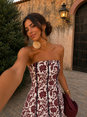 Vestido Alcázar Vino