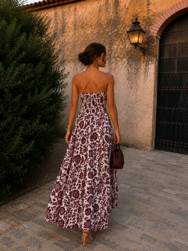 Vestido Alcázar Vino
