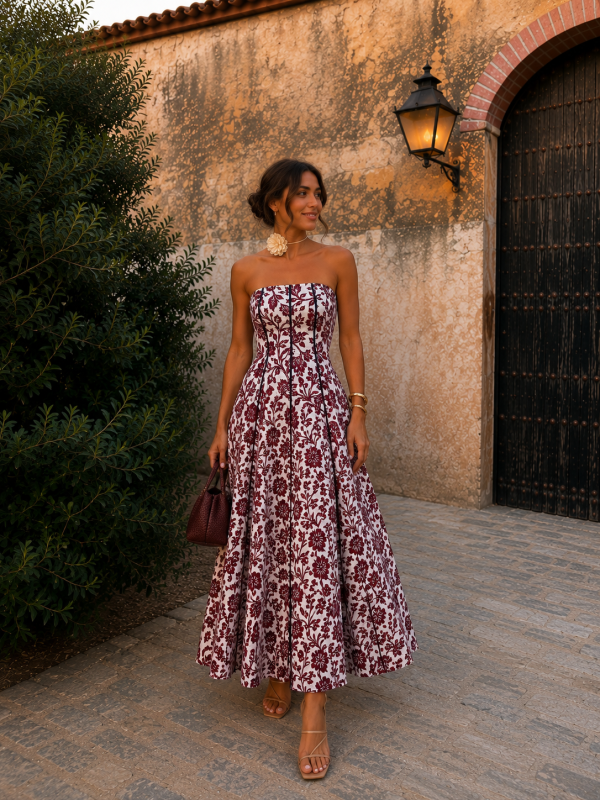 Vestido Alcázar Vino
