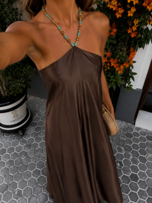 Robe marron Pedregal