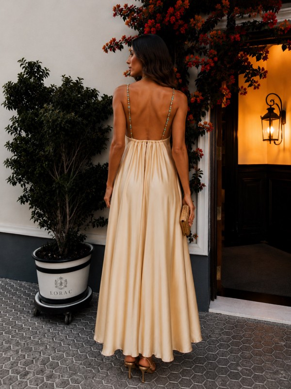 Beige Pedregal Dress