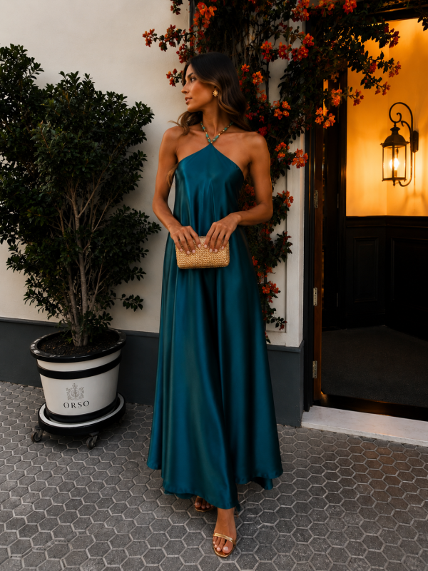 Pedregal Petróleo Dress
