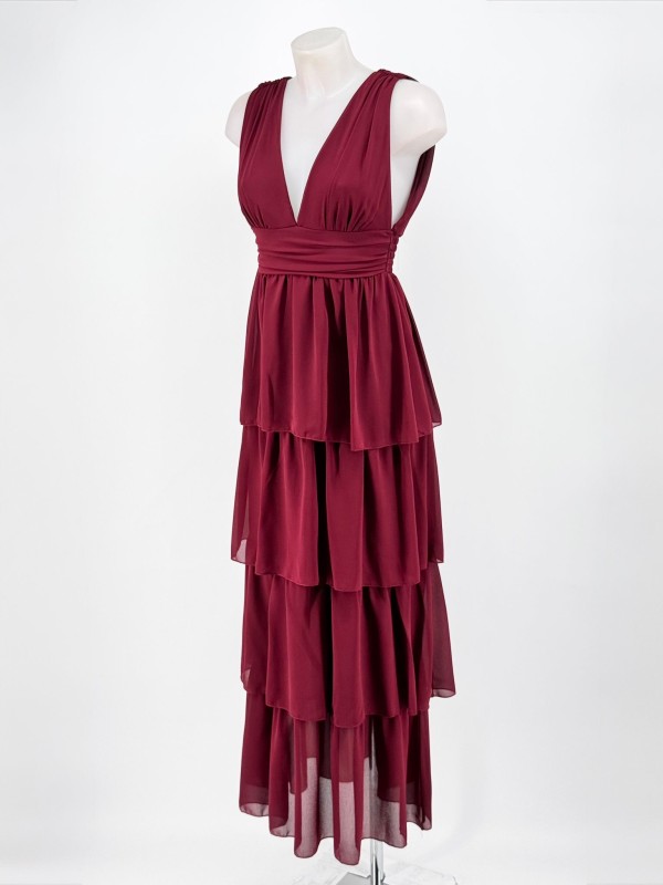Vestido Constanza Wine