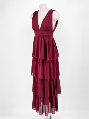 Vestido Constanza Wine