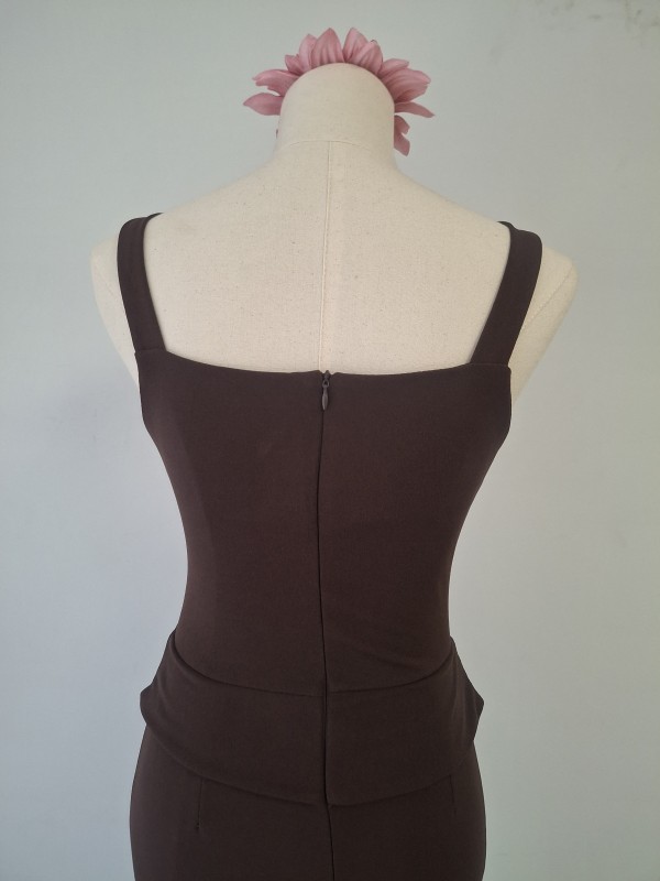 Vestido Calabria Marrón