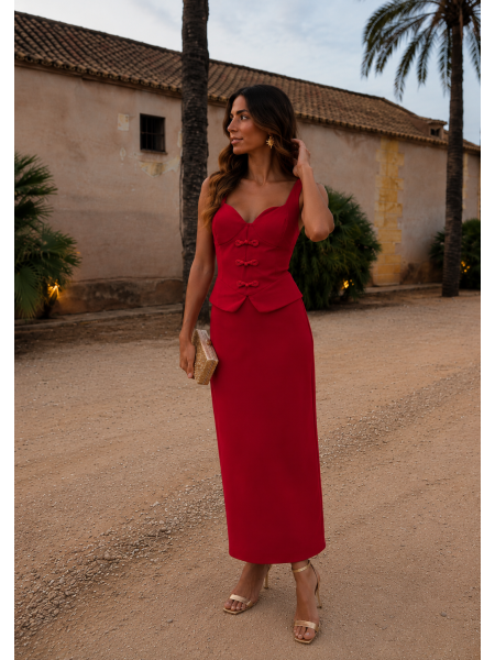 Red Calabria Dress 2
