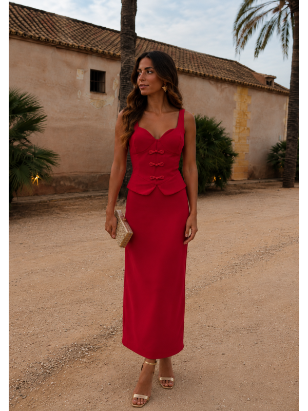 Abito rosso calabrese