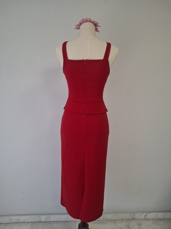 Red Calabria Dress