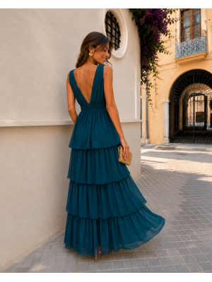 Vestido Costanza Petroleum