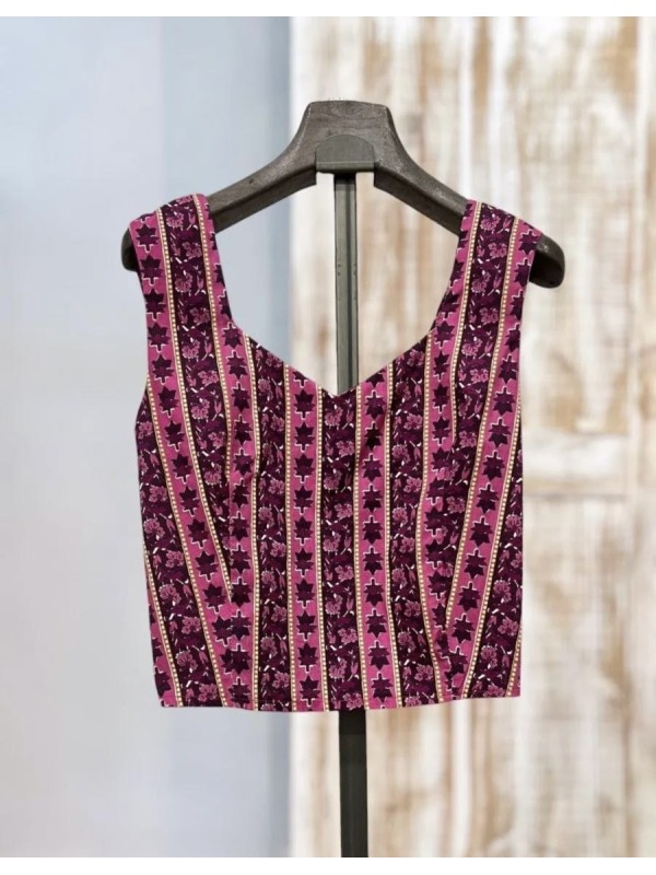Ensemble hindou rose
