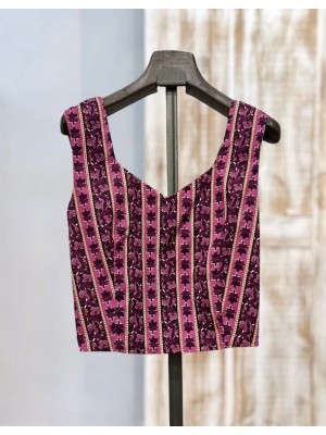 Ensemble hindou rose
