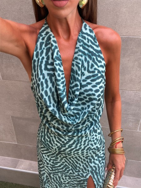Vestido verde Lucho