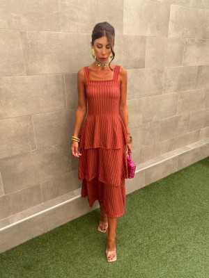 Orange/Pink Tapioca Dress