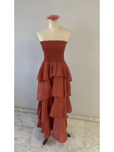 Vestido Boho Caldera/Coral 2