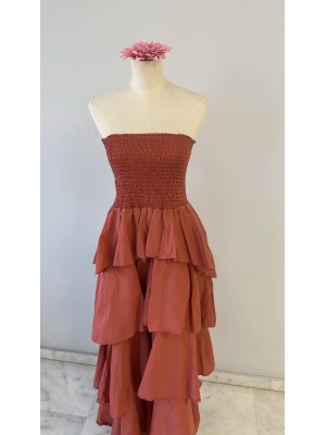 Abito Boho Caldera/Corallo