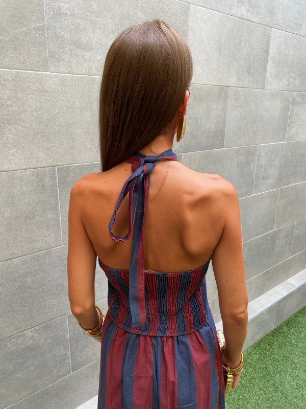 Conjunto Marsella Vino/Azul