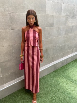 Conjunto Marsella Rosa/Vino
