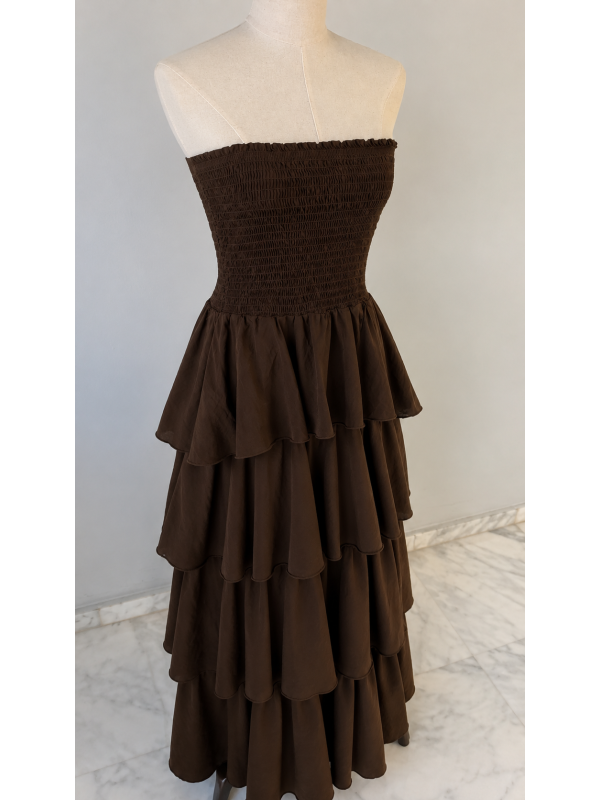 Boho Brown Dress