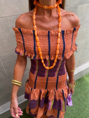 Vestido Trocco Naranja