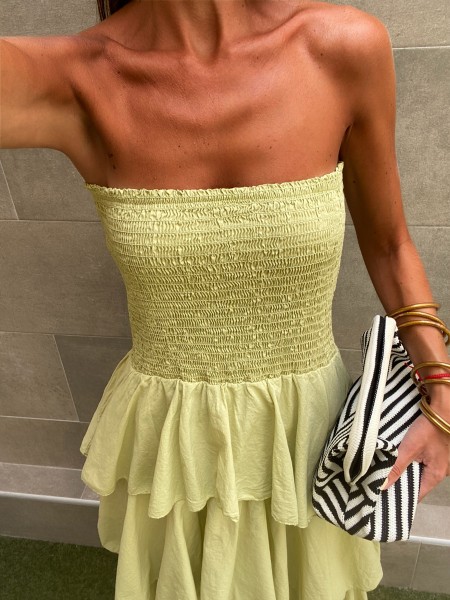 Vestido Boho Verde Lima 2