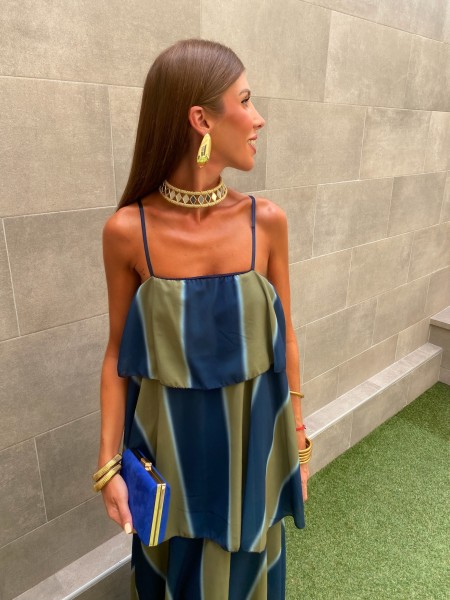 Green/Blue Rogue Dress
