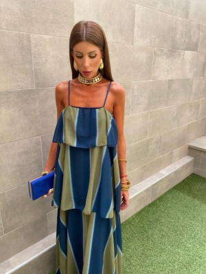 Green/Blue Rogue Dress