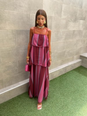Pink/Wine Rogue Dress