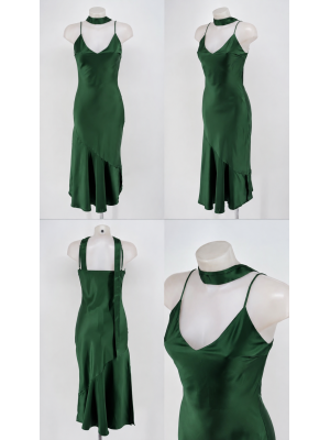 Abito verde lucciola
