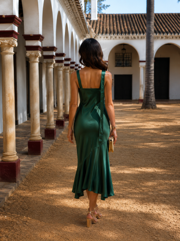 Robe de luciole verte