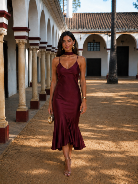 Firefly Wine Dress