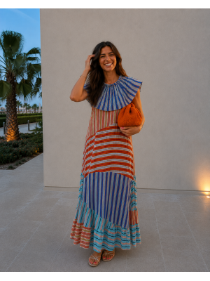 Vestido Palaghiu Azul