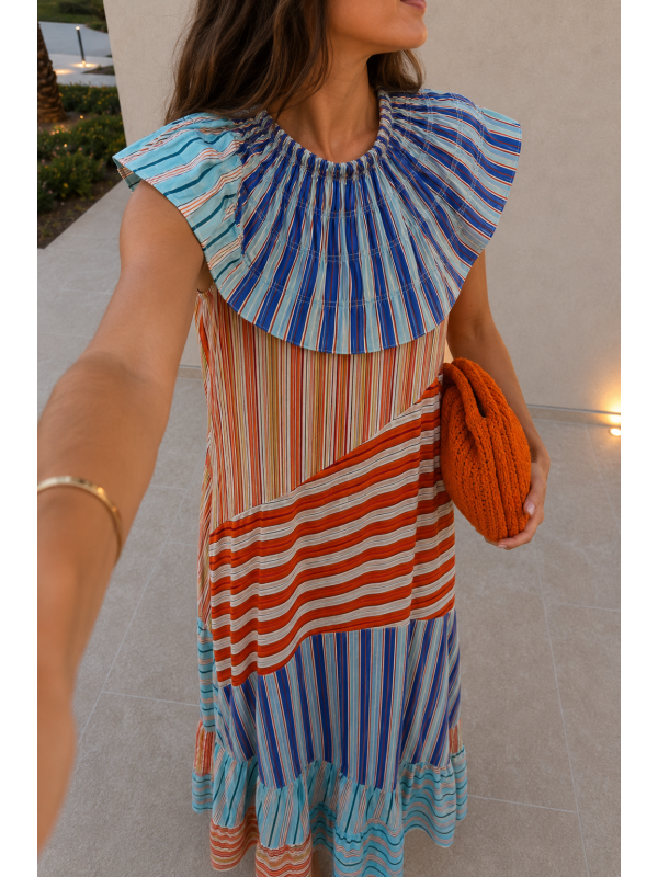 Vestido azul Palaghiu