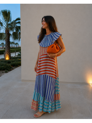 Vestido Palaghiu Azul
