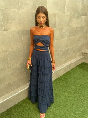 Bahamas Navy Blue Dress