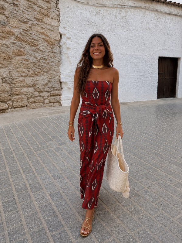 Robe Locumba rougeâtre