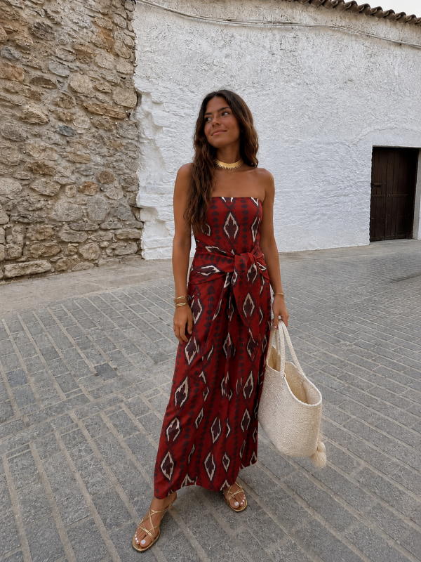 Robe Locumba rougeâtre