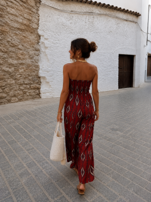 Robe Locumba rougeâtre