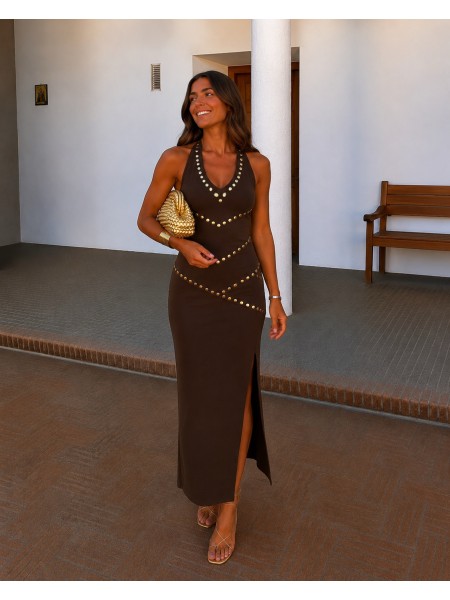 Brown Persian Dress