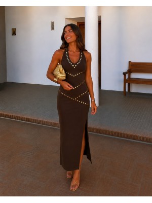 Vestido persa marrom