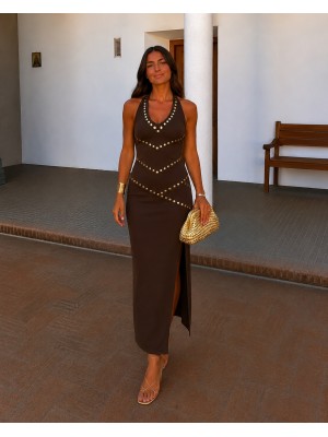 Brown Persian Dress