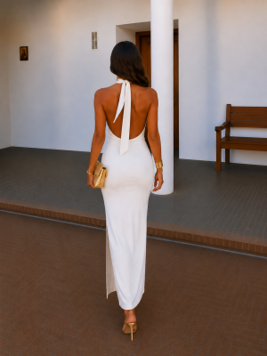 Vestido persa branco