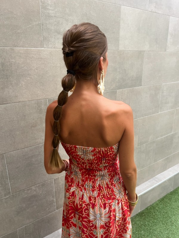Vestido Toliatto Rojizo