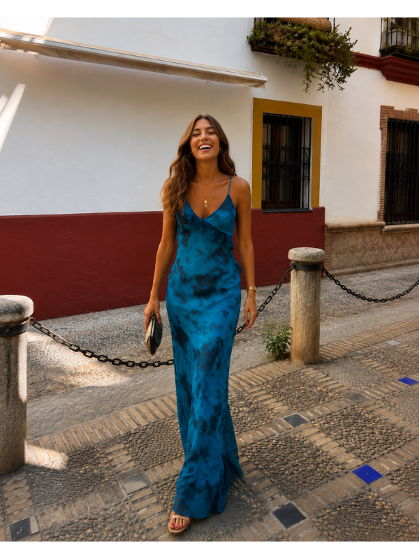 Robe bleue Yavendra
