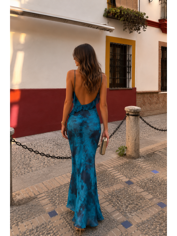 Vestido Azul Yavendra