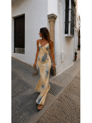 Vestido de baunilha Yavendra