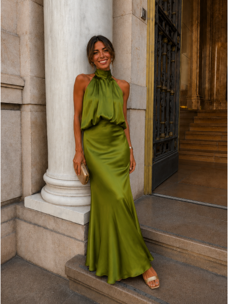 Adelaide Green Dress