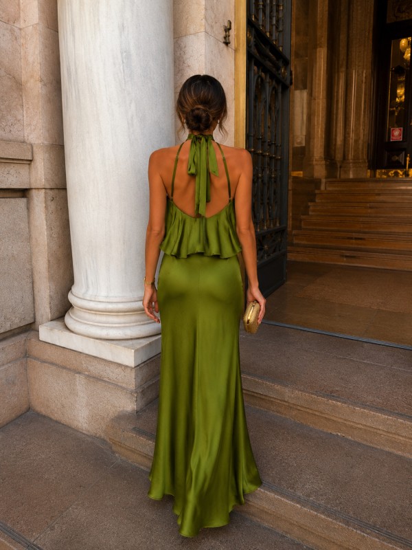 Vestido verde Adelaide