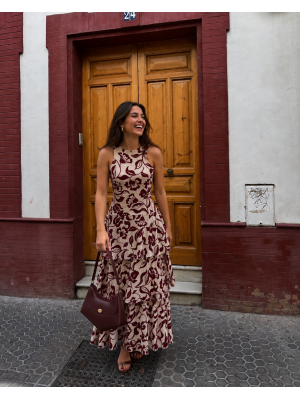 Vestido creme Gavidia